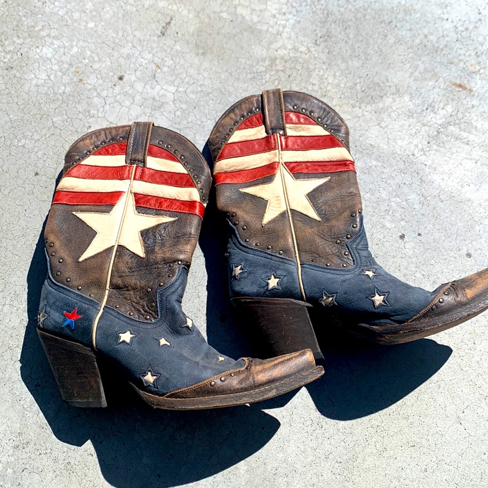 ‘America cowgirl boots! Celebrate in style!!🇺🇸